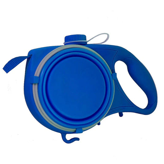 Multifunction Pet Dog Leash with Builtin Water Bottle Bowl Waste Bag Dispenser for Outdoor Walking Traction Rope Pet Accessories