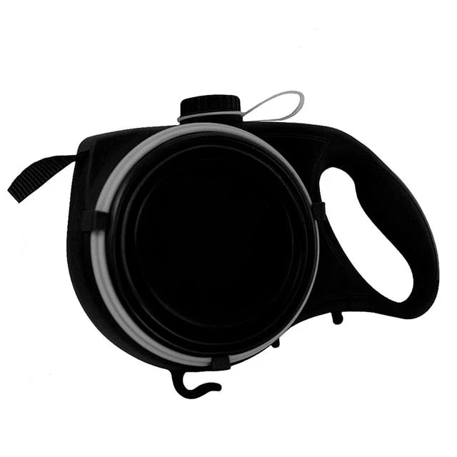 Multifunction Pet Dog Leash with Builtin Water Bottle Bowl Waste Bag Dispenser for Outdoor Walking Traction Rope Pet Accessories